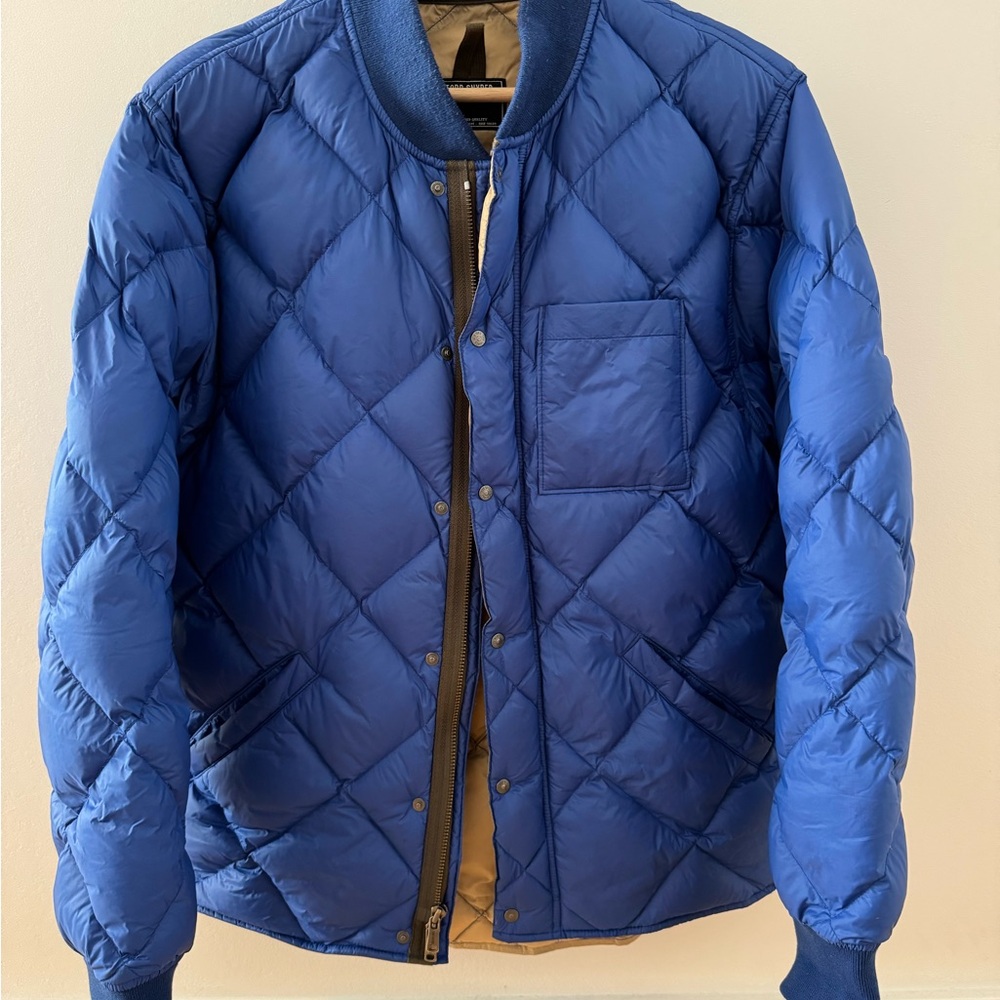 Todd Snyder Royal Blue Puffer Jacket